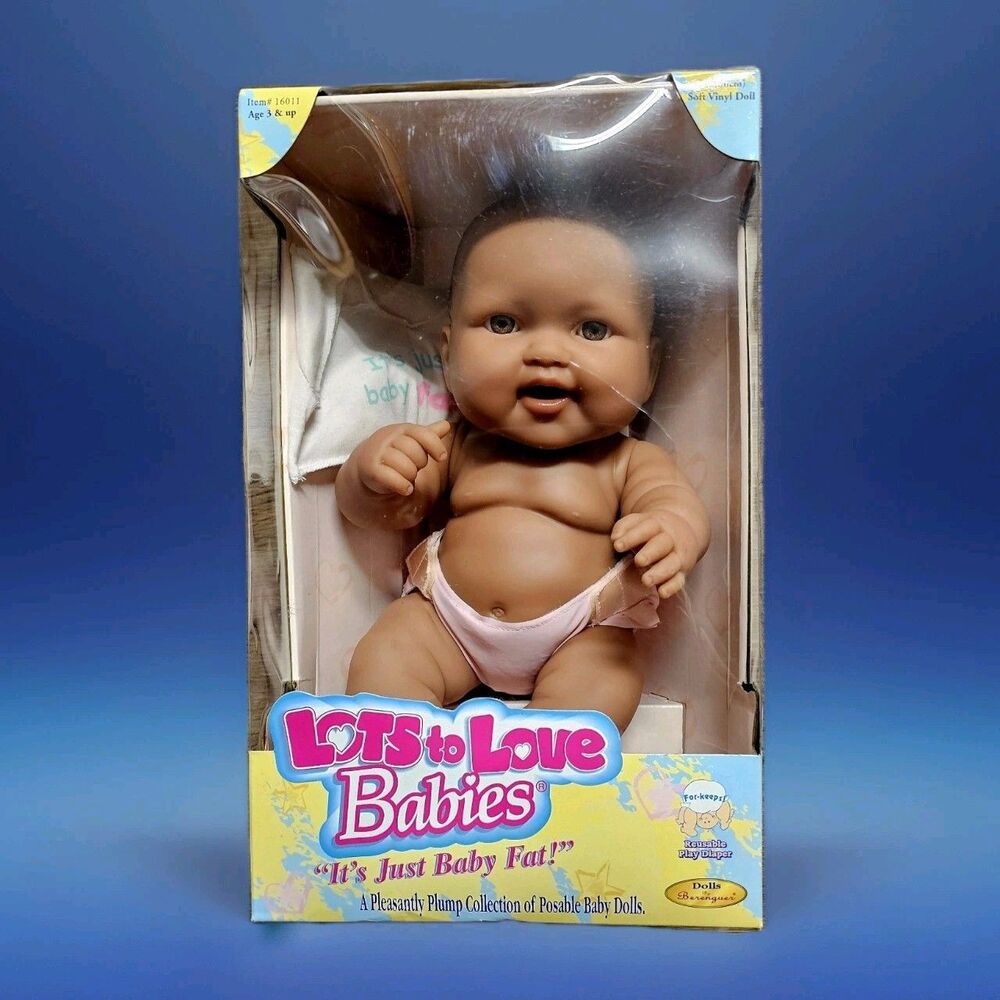 14" Berenguer Baby Doll AFRICAN AMERICAN 💗 LOTS TO LOVE BABIES It's Just Baby F